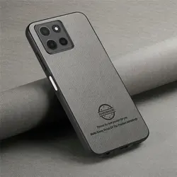 Luxury 5G Armor Leather Back Case for Moto G17 Power (GRAY)