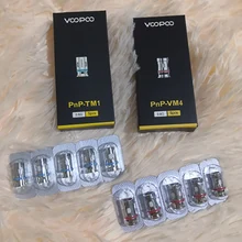 VOOPOO – bobine PnP VM1 VM2 VM3 VM4, 5 pièces/boîte, noyau de maille de résistance RDL pour VINCI X R DRAG Baby Mod Pod