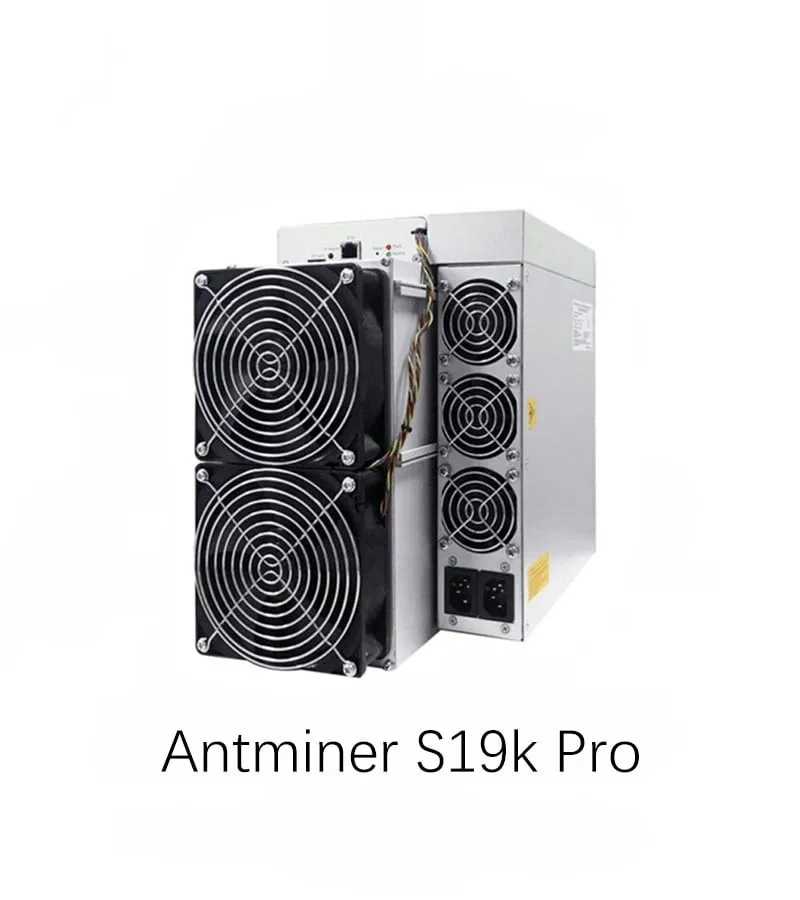 

New Bitmain Antminer S19k Pro 115T 120T 2760W Bitcoin Miner SHA-256 algorithm Asic Mining Machine Shipping from Hong Kong