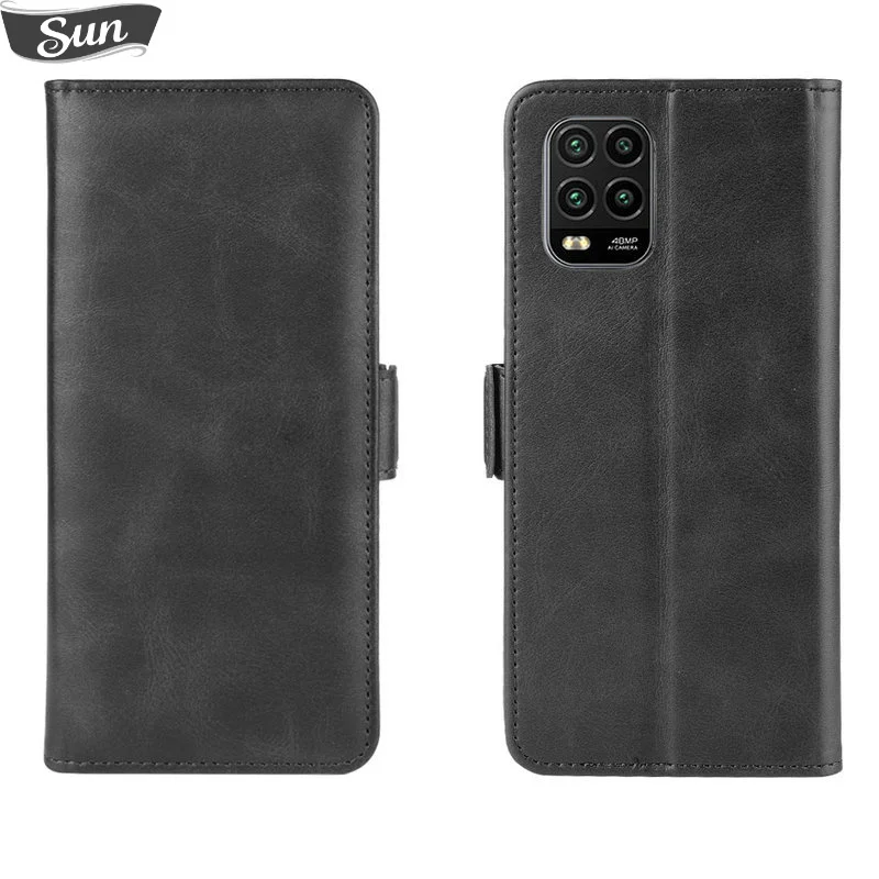 

Чехол-бумажник для Xiaomi Mi 10 Lite Mi10 Lite, чехол для Xiaomi Mi 10, Xiaomi Mi 10 Pro, двойной кожаный флип-чехол для телефона, чехол Etui