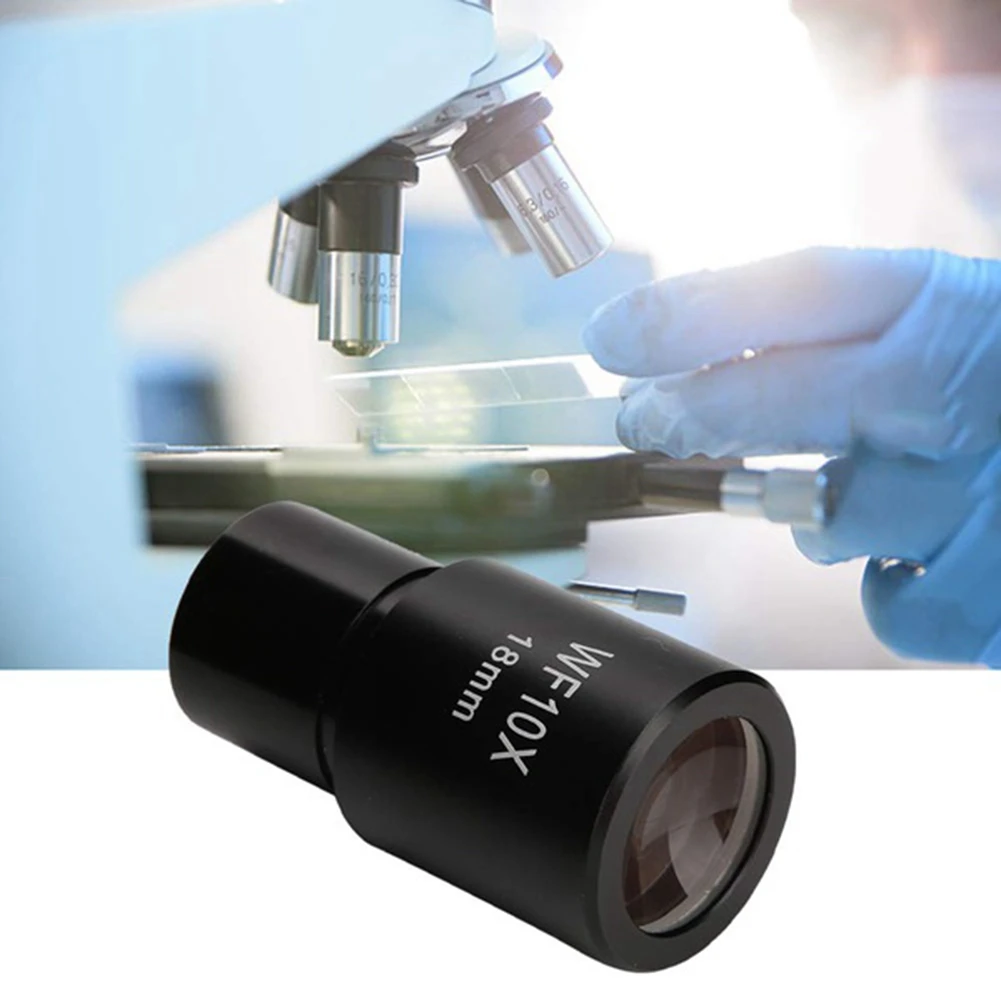 Newest 2 PCS WF10X Widefield Eyepiece Biological Microscope Optical Lens Eyepiece Wide Angle 23.2mm Mounting Size