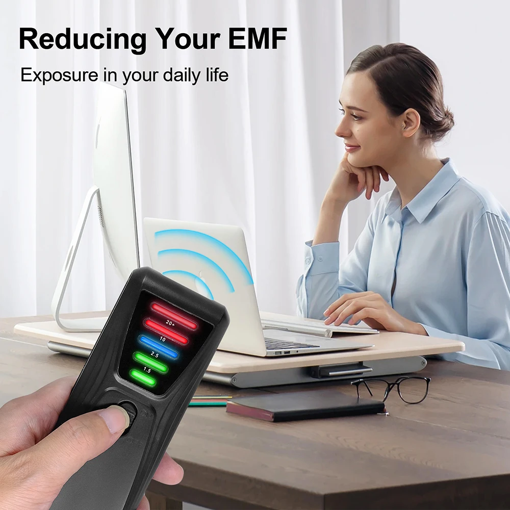 LED Electromagnetic Radiation Meter Dosimeter
