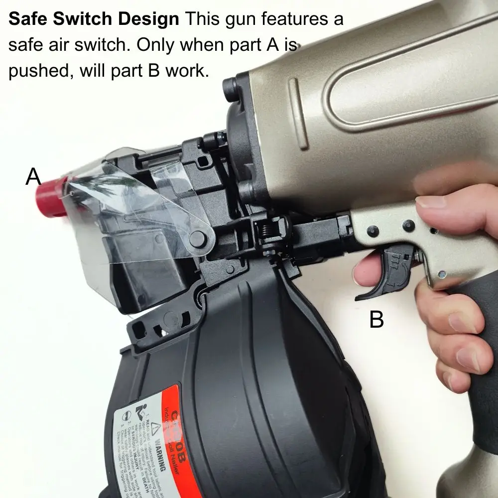 Cn90b Nail Nailer Nails Gun 90mm Nail Gun Nails Air Gun 5