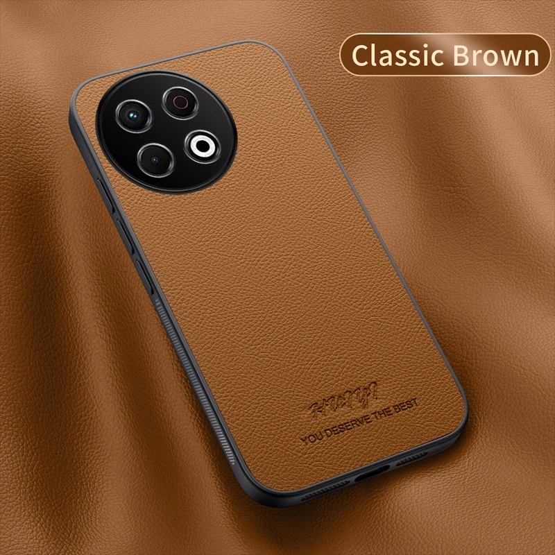 Pebbled Leather Shockproof Phone Case Cover
