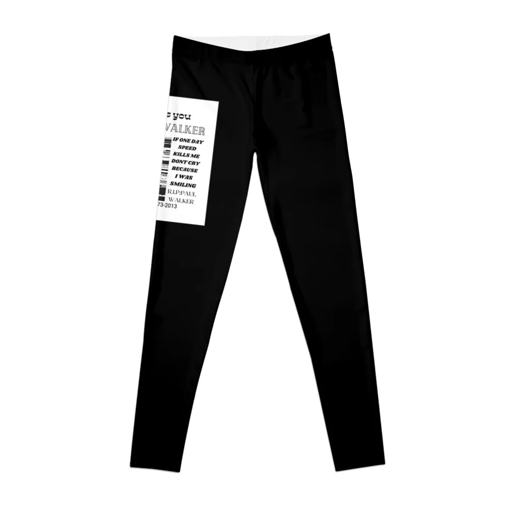

PAUL WALKER Premium Leggings Sports pants woman Women's high waist Womens Leggings