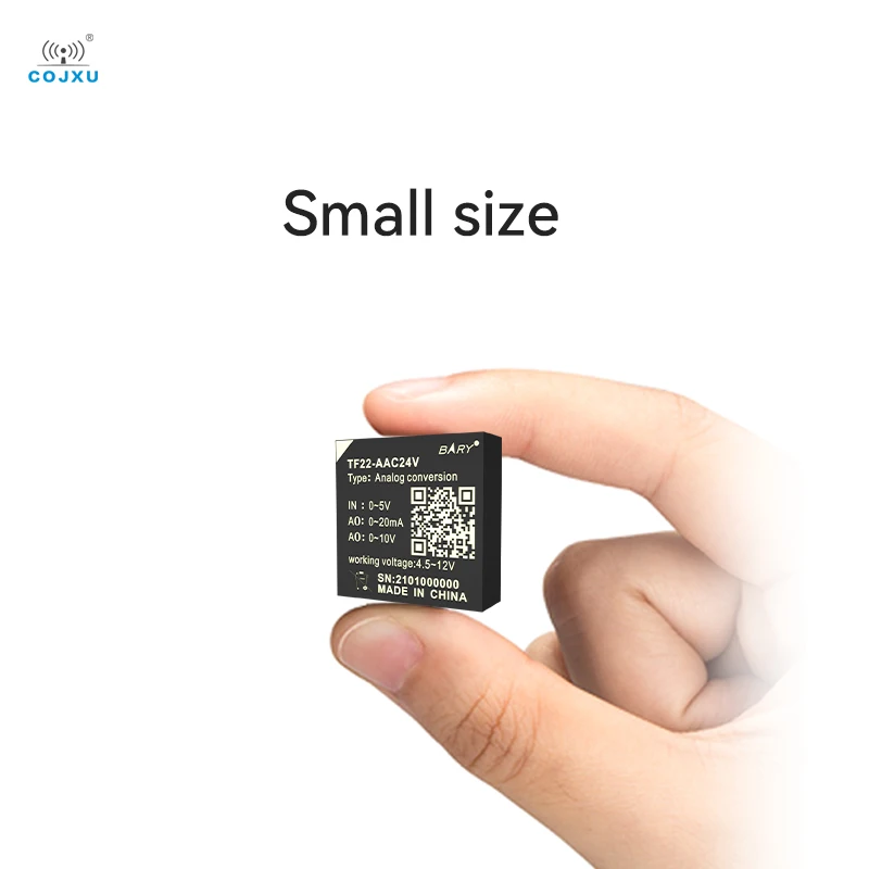Analog Signal Conversion Module COJXU TF22-AAC24V Input Voltage 4.5-12V Output Voltage 24V/50mA  AB Potting Glue Shell Fireproof
