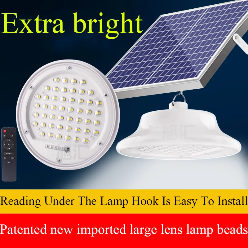 

New High-bright Home Solar Garden Light Indoor Lighting with Remote Control Outdoor Waterproof Pendant Light Sensitive Response