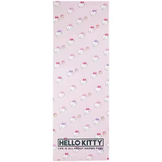 Sanrio HelloKitty Kuromi Cartoon Home Yoga Mat Thickened Non-slip Mat Sports Dance Fitness Mat Sound Insulation Shockproof Mat