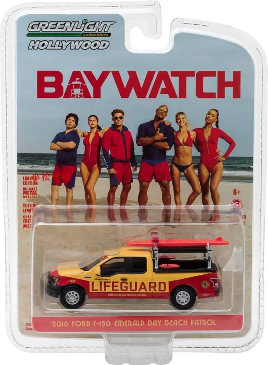 

Nicce 1:64 Hollywood Beach Rescue Team 2017 2016 Ford F-150 Jade Bay Beach Patrol Diecast Metal Alloy Model Car Toys