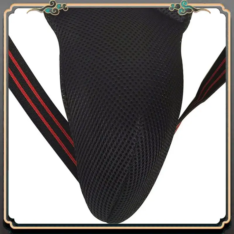 Groin Protector For Boxing, Taekwondo, Kickboxing, For Martial Arts Training, Men Jockstrap Abdominal Protector Durable Black