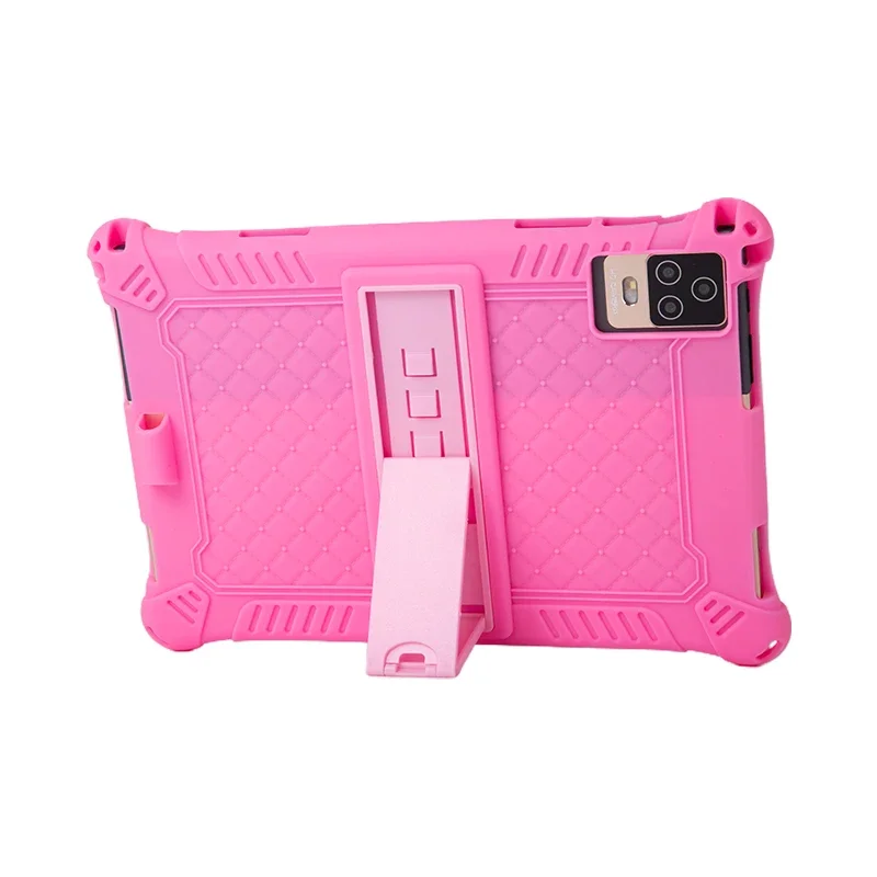 Universal 10.1'' Silicone Tablet Case with Shockproof Stand - Solid Color