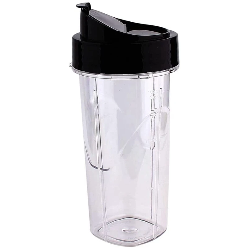 Piezas de Repuesto de taza de batidos de 24 onzas con tapa, Compatible con Oster Pro 1200, piezas de licuadora
