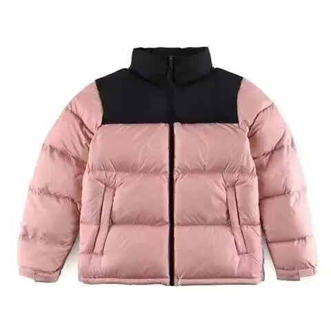 2023 Autumn and Winter down Cotton-Padded Coat Hooded Stand-up Collar Thick Warm Embroidered Coat for Men and Women