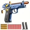 Toy Gun, Soft Bullet Toys Gun for Boys, Toy Foam Blaster, Empty Shell Ejecting Toy Gun Pistol, Christmas Birthday Gifts 1