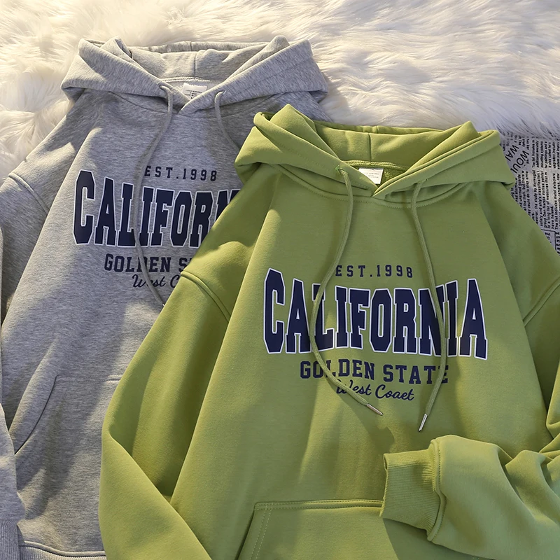 Avocado green heavyweight fleece-lined