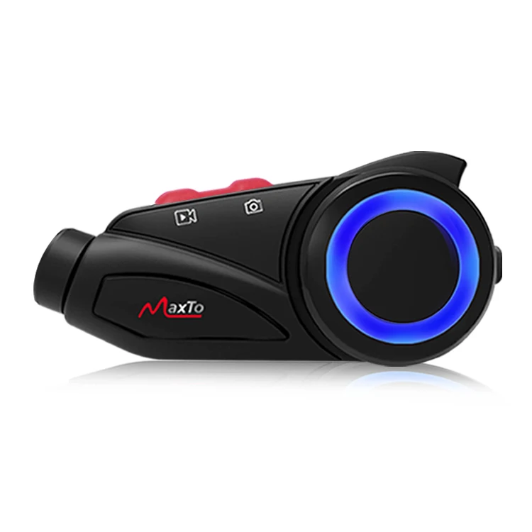 

Maxto M3S New 2K HD Camera Recorder Motorcycle Helmet Headset Bluetooth Intercom for 6 People