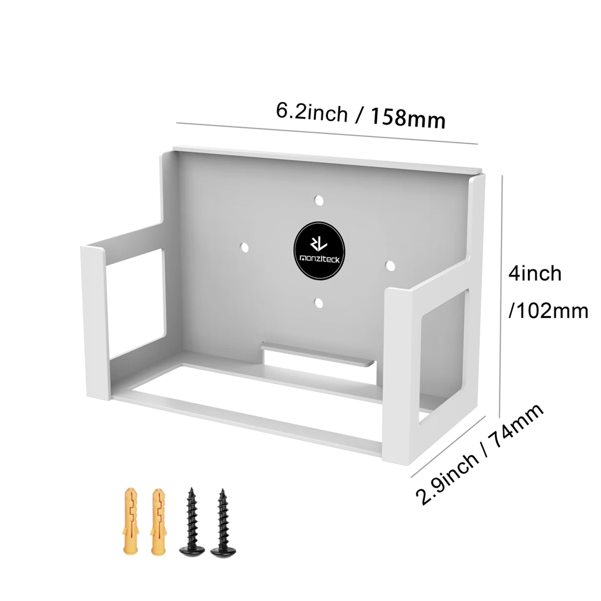 Monzlteck Wall Mount Holer for Xbox Series S,All Metal Hanging On