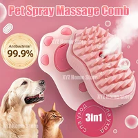 Cat Dog Steamy Brush Steam Brush Electric Sprayer for Massage Pet Grooming Tool Shedding 3 in 1 Electric Sprays Massage Combs 1