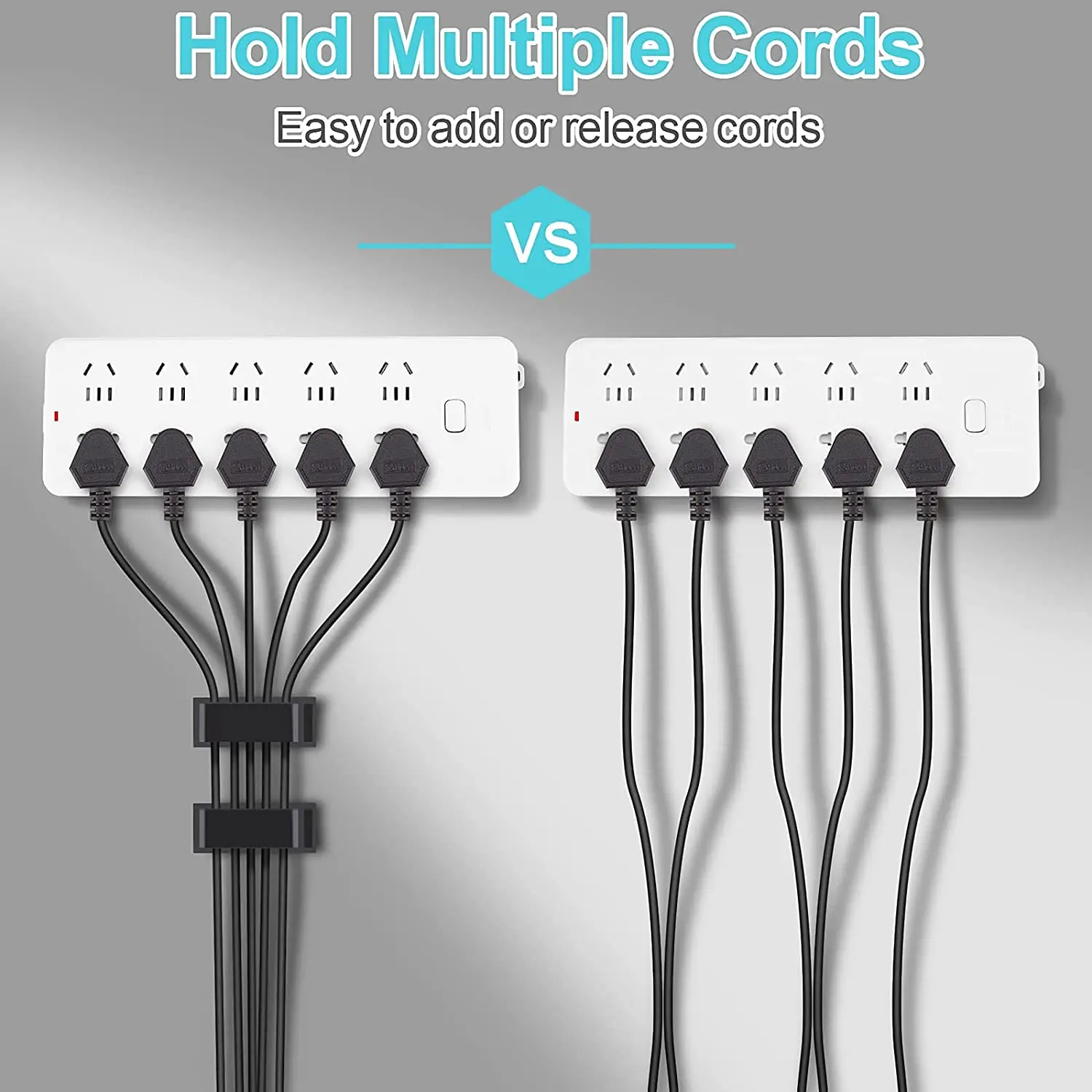 Self-Adhesive Cable Clips Organizer for Home, Office, and Car