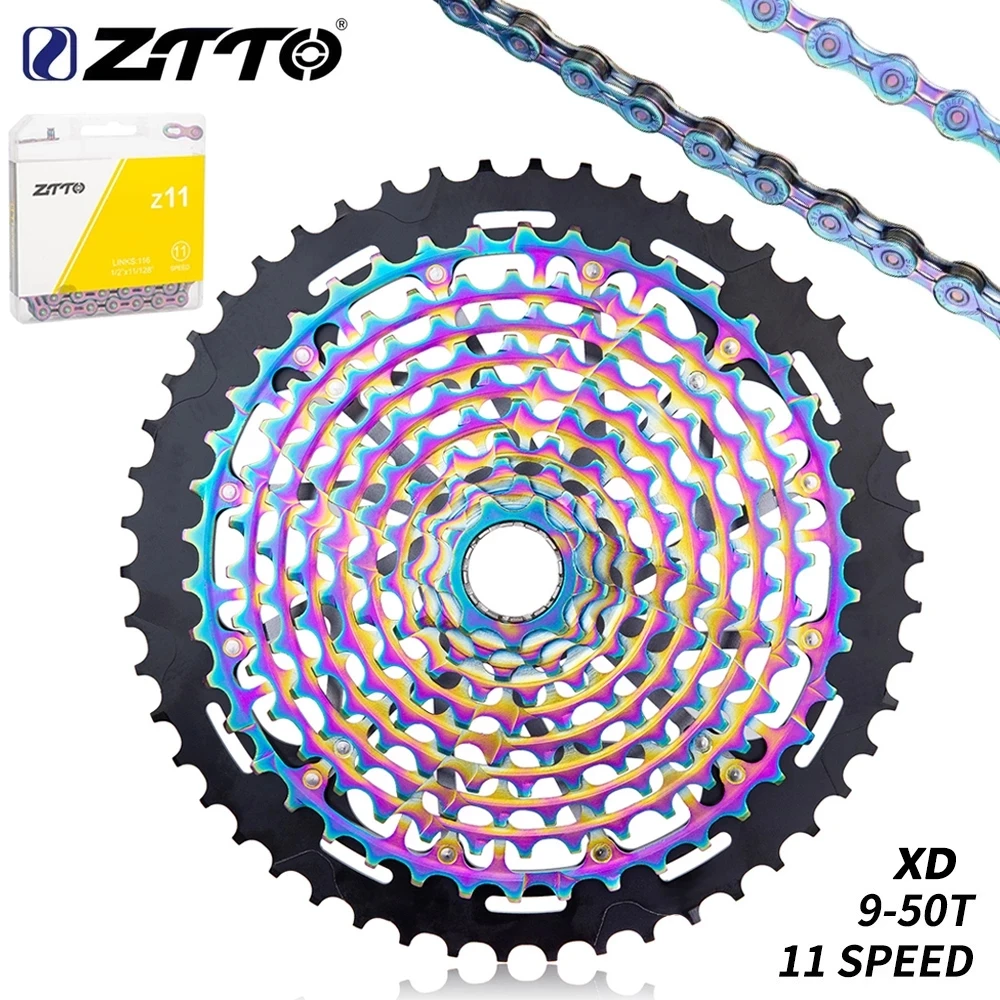 ZTTOMTBBicycle11Speed950TCassetteXDUltimateRainbowSteel