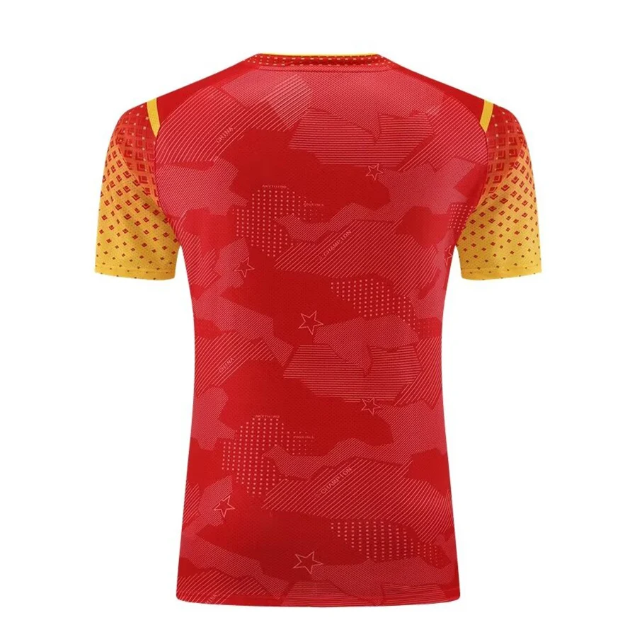 Text CHINA Chinese Player uniform sport t shirt badminton table tennis clothes set Championship Table Tennis shirt shorts Men Women Children ping pong tshirt clothes