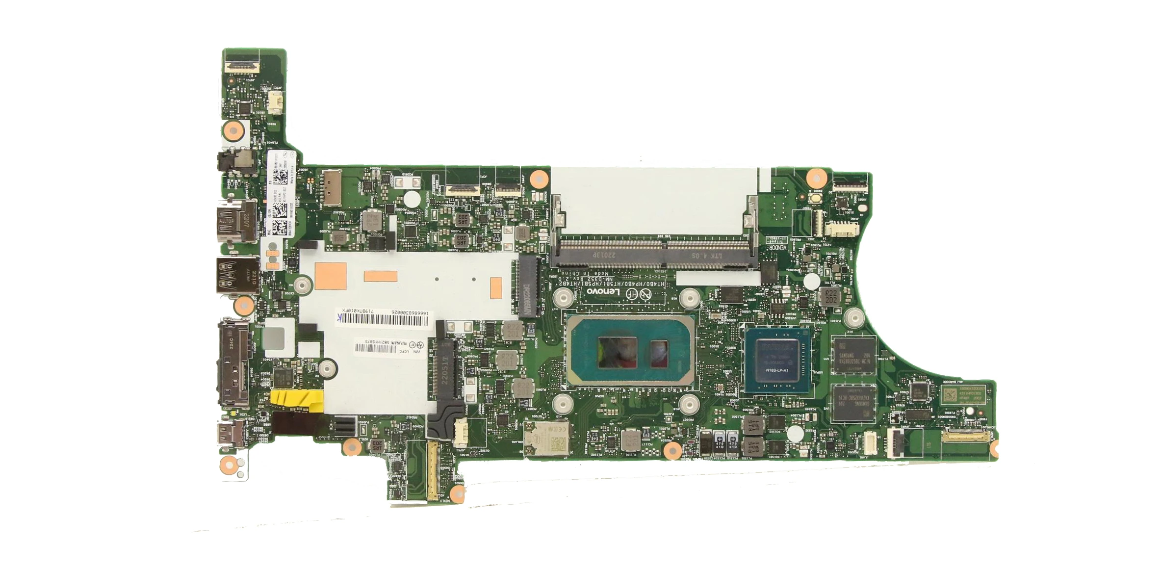 

5B21H15873 Новинка для Thinkpad T14 Gen 2 T15 Gen 2 материнская плата i5-1135G7 8G
