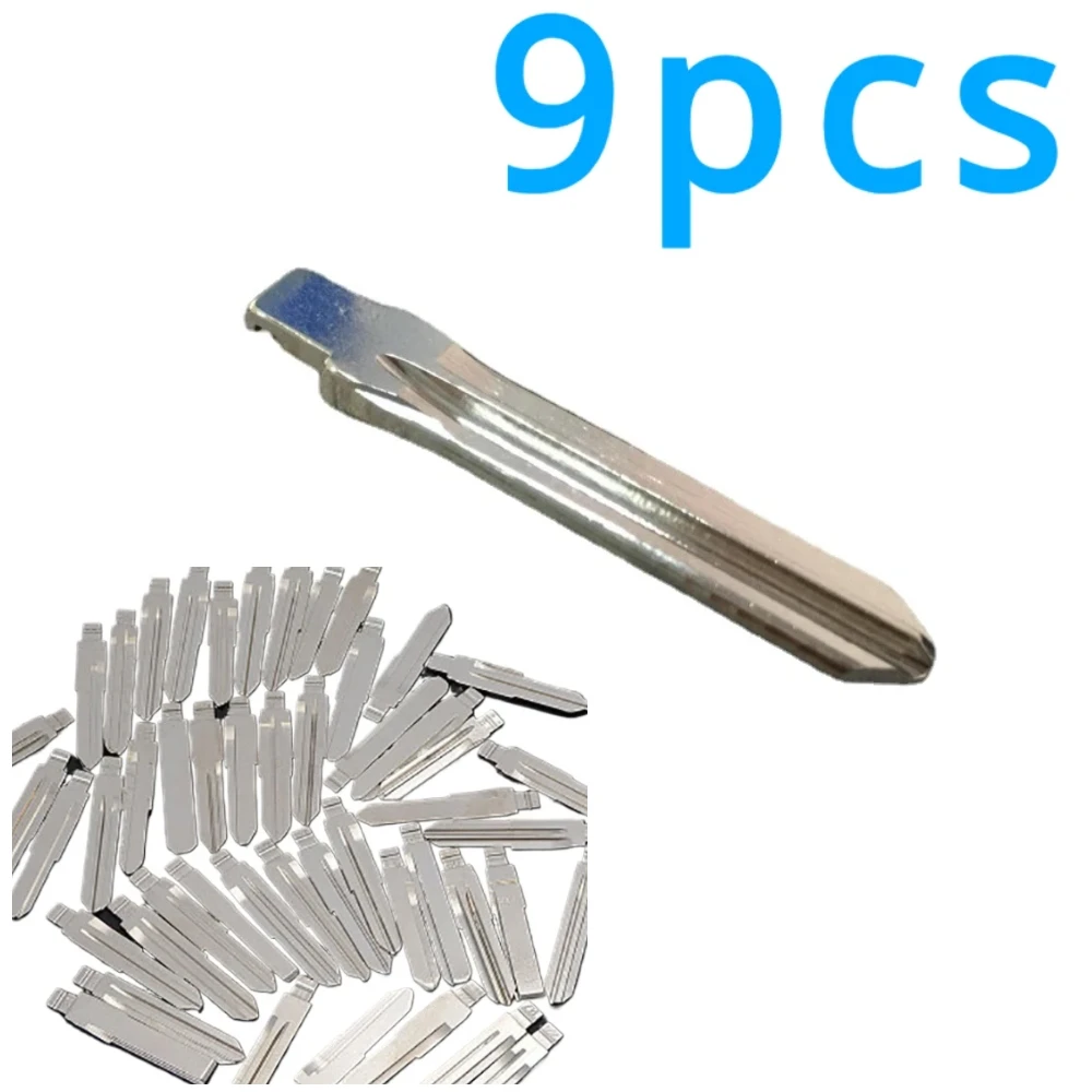 9pcs for Picasso Citroen Elysee Lifan 520 Keys Embryo Key Blanks Motorcycles, Electric Vehicles, Tricycles, Metal Car Keys