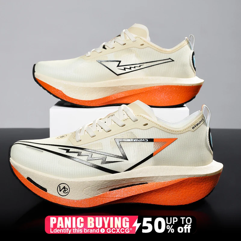 Running Shoes Carbon Board Speciality Marathon Men Sports Breathable...