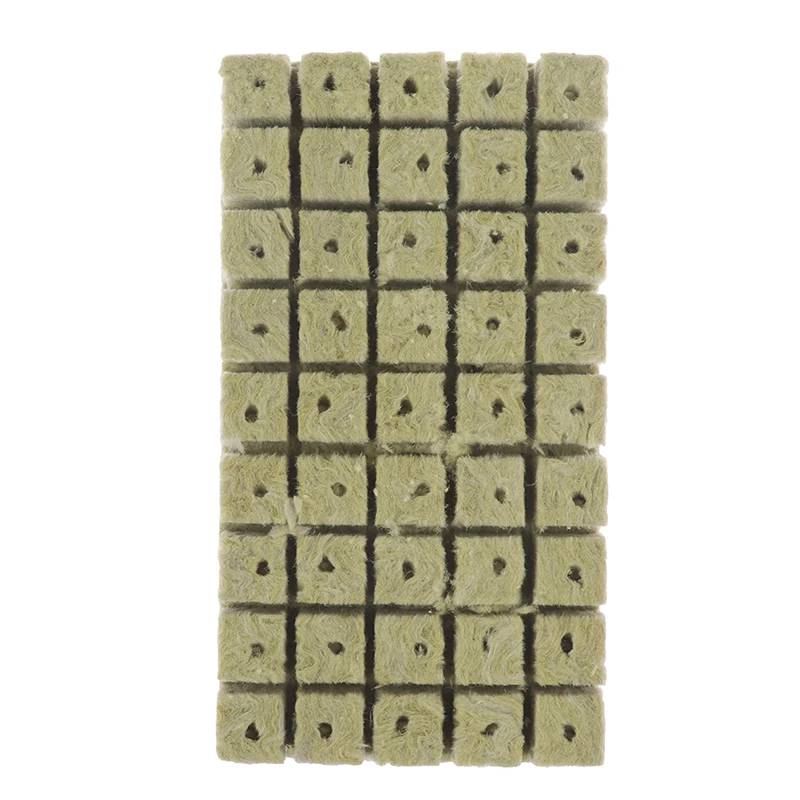50Pcs 25x25x23mm Ventilative Hydroponic Grow Agricultural Media Cubes Mini Blocks Planting Soilless Cultivation Base