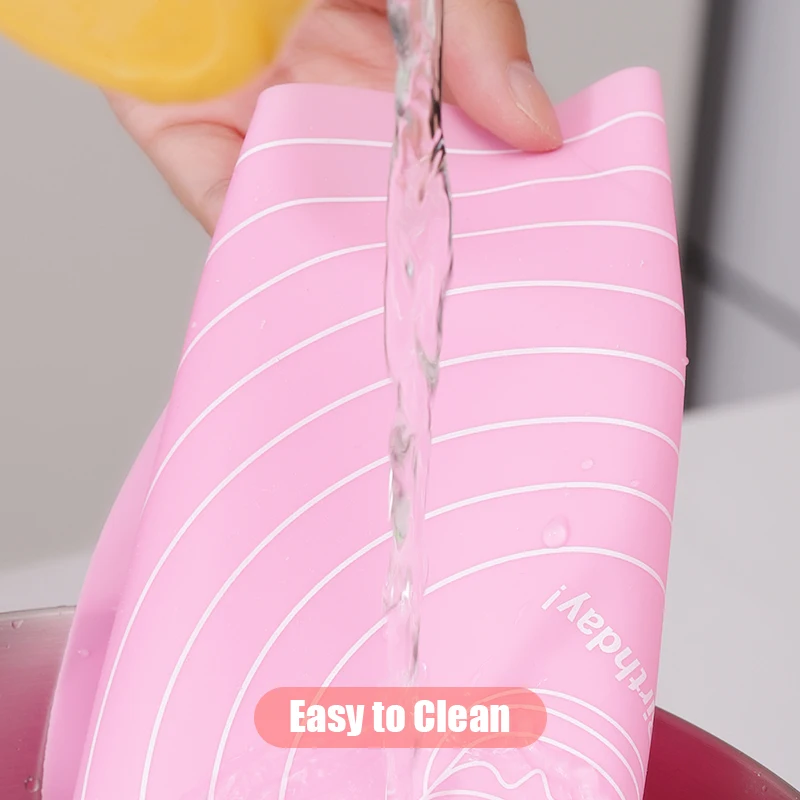 30cm Cake Turntable Mat Round Cake Baking Mat Nonslip Mat With Scale Silicone Dough Mat Pastry Pad Heat Resistant Kitchen Gadget