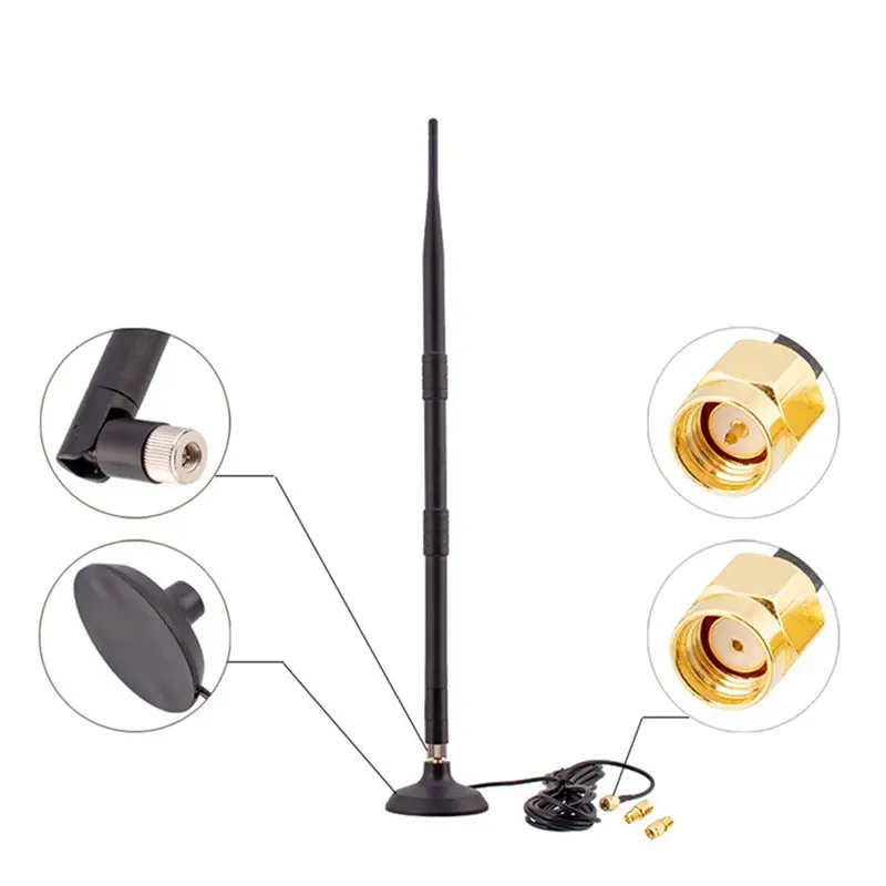 A99E-6X 12Dbi 로라완 헬륨 안테나 SMA 남성형 안테나 로라 안테나 전송용 보브캣 RAK HNT 2G 3G(868Mhz)