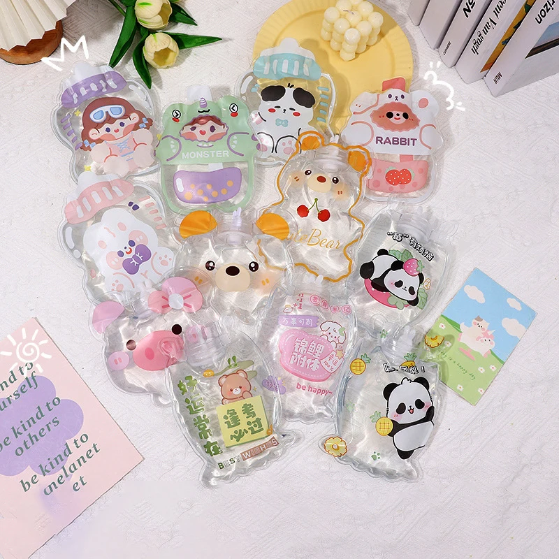 Cute Hand Warmer Portable Reusable Lightweight Instant Heat Hand Warmer Cartoon Transparent Gifts