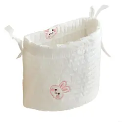 Portable Baby Care Hanging Organizer - Crib Storage and Diaper Bag Essentials (Love rabbit)