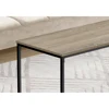 Coffee Table, Accent, Cocktail, Rectangular, Living Room, 40"l, Brown Laminate, Black Metal, Contemporary, Modern 2