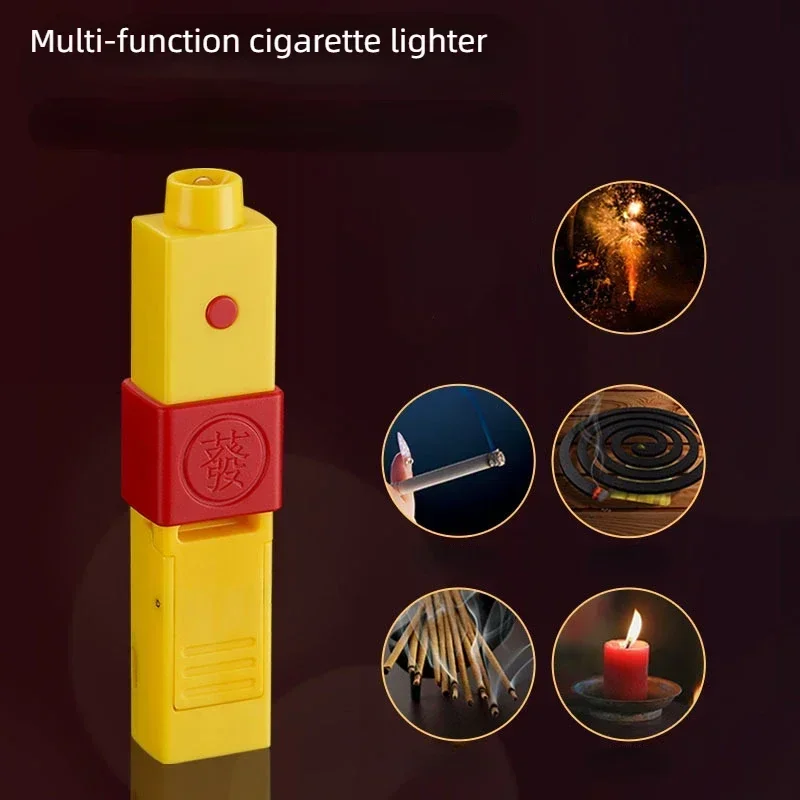 Rechargeable Lighter Tungsten Wire Windproof Creative New Safety Remote Control Ignition Fireworks and Firecrackers Gadgets 3