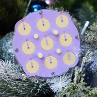 QiYi Legend Clock Magnetic Lilac Puzzle Cube Educational Toy Gift Idea X'mas Birthday 1