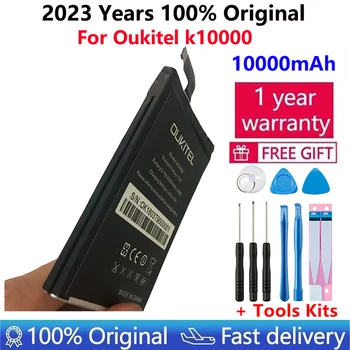 Double decker Oukitel k10000 Battery 100% New High Quality Real 10000Mah Battery Replacement Backup Battery For Oukitel k10000