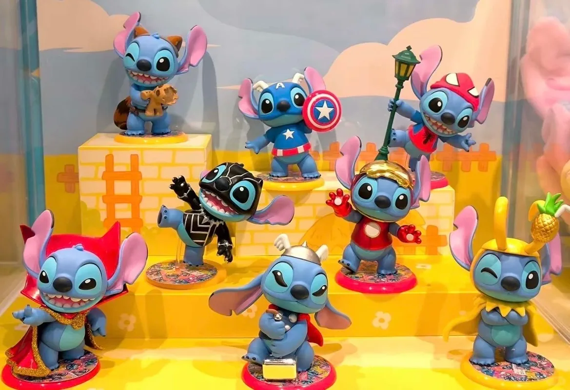 HotToys Cosbi Mini Blind Box Figure Stitch As Thor Marvel Disney Licensed Trendy Collectible Toy Movie Gift For Anime Fans - 2