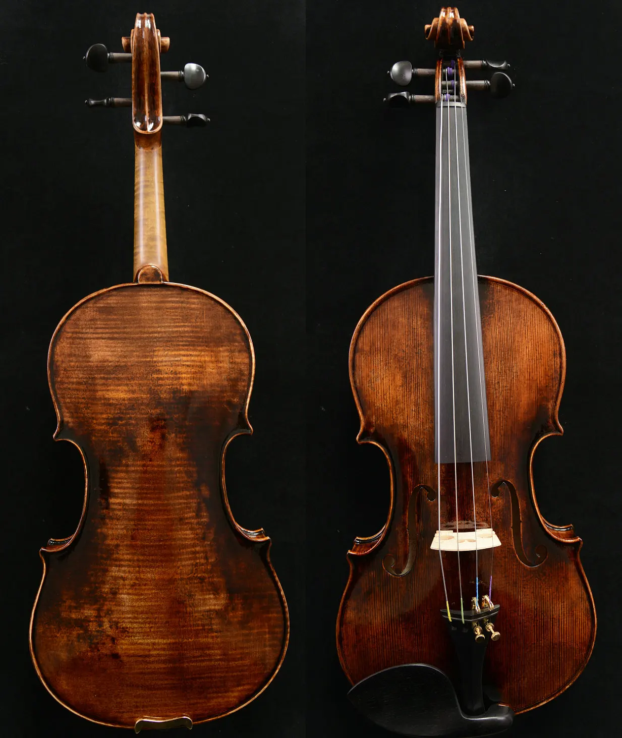 Actual Photo Proud Stradivari Violin Master Wang's Own Work No. W5
