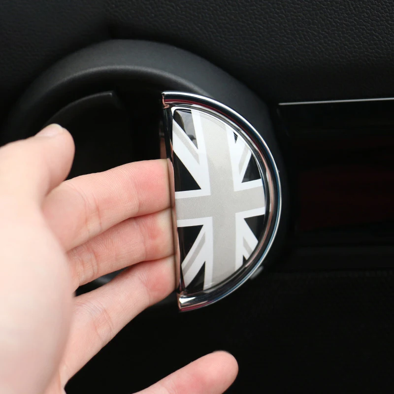 Car Door Wrist Handles Anti Scratches 3D Stereo Protective Sticker For BMW MINI ONE Cooper S CLUBMAN R55 R56 R60 R61 Decals 2PCS car door stickers