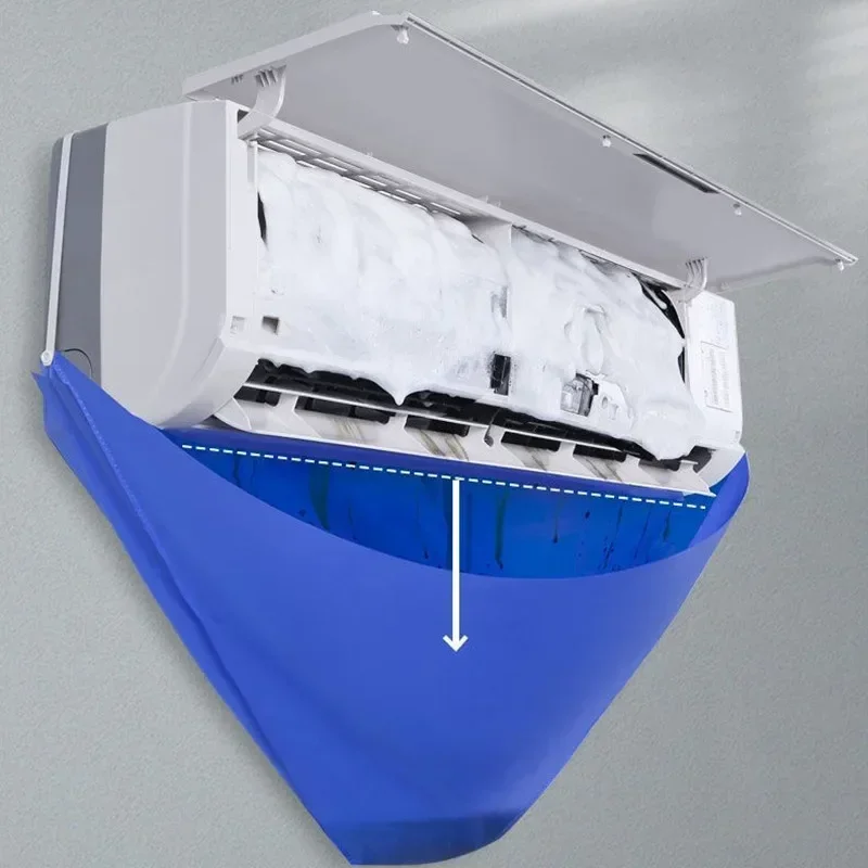 Air Conditioner Cleaning Cover Portable Split Air Conditioning Cleaning Bag Home Dustproof Conditioner Filter Tool air conditioning cover air conditioner cleaning kit