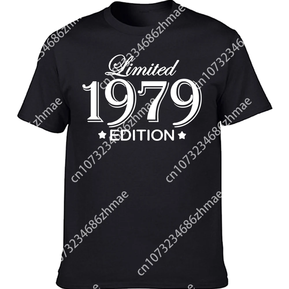 

Funny 45 Year Old Gifts Vintage 1979 Limited Edition Birthday T Shirts Graphic Cotton Streetwear Short Sleeve T-shirt