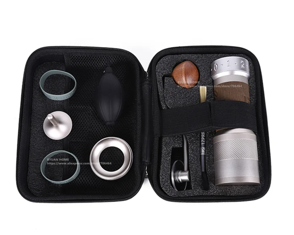 Sdd6d8630c20c4b8aa6b9d159f547acd5O Super cool dark Black 1zpresso K ultra portable coffee grinder coffee mill grinding super manual coffee bearing recommed