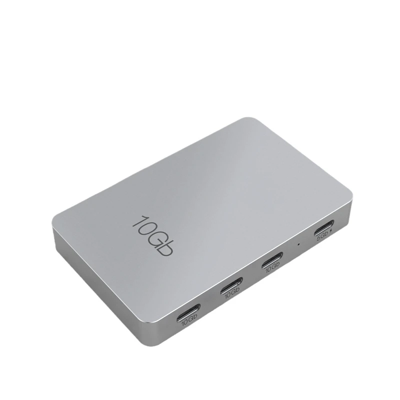 

Type-C Docking Station Gray 7-In-1 With PD 100W Charging Expansion Multifunction Hub