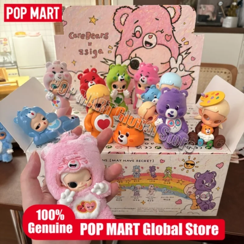 Original POPMART Zsiga x CareBears Series Blind Box Cute Desktop