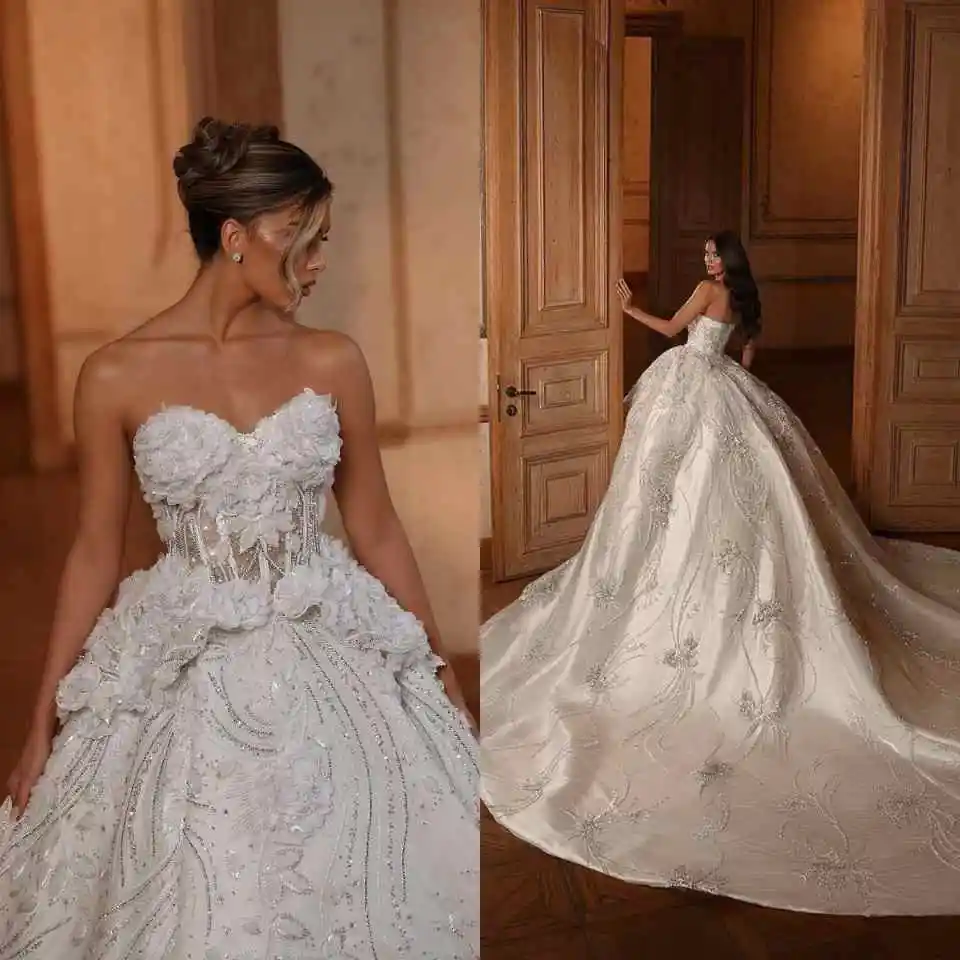 Ceinture De Mariage Élégante En Strass Et Perles – Accessoire Cristal Luxueux Pour Robe De Mariée Et Demoiselle D'Honneur