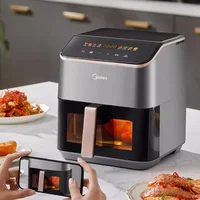 Midea AI Smart Air fryer 5L Deep fryer French fries machine Visual air fryers Low fat oil free air fryer oven Automatic airfryer 1