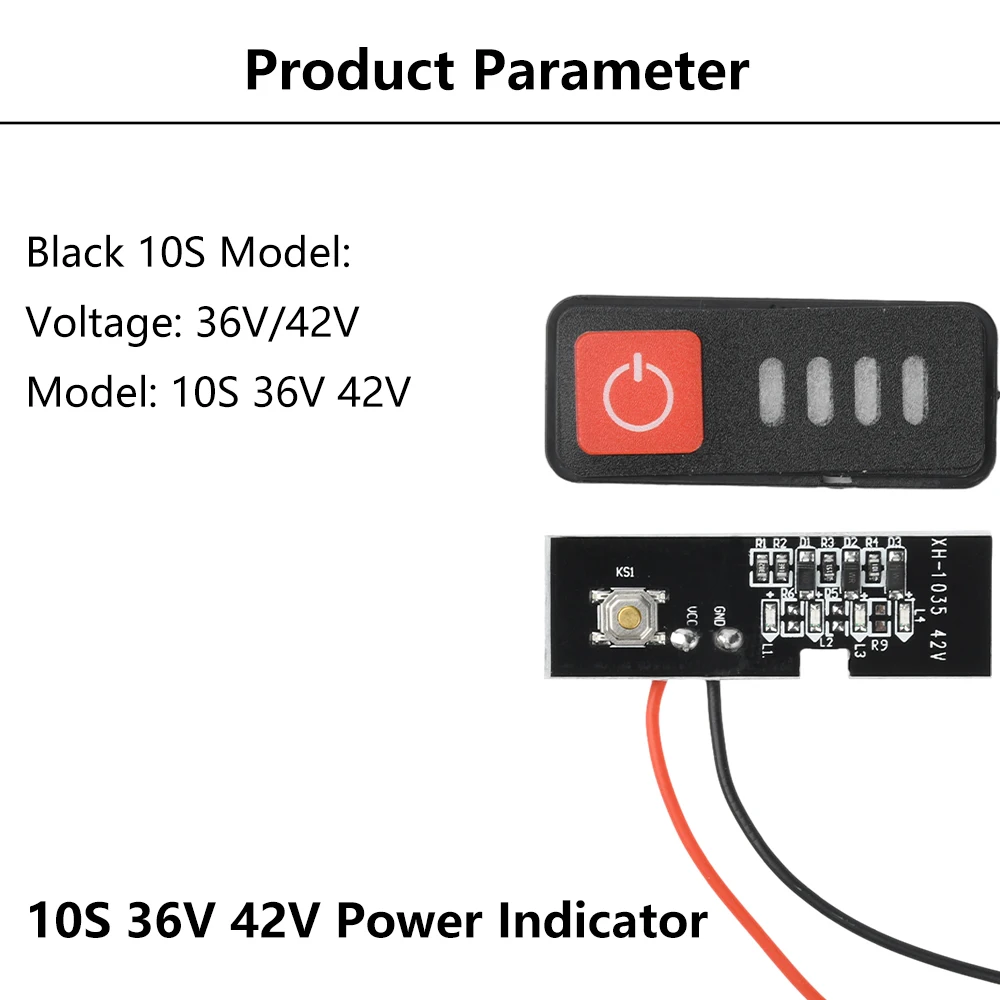 10S 5S Lithium Battery Display 18V 21V 36V 42V Electric Drill Screwdriver Battery Capacity Indicator Display 18650 Batteries
