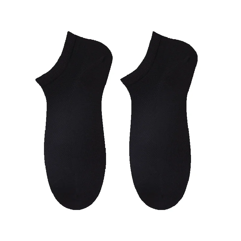 Men's Cotton Ankle Socks Breathable Antibacterial Mesh Design_voghion.com
