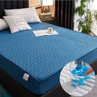 Cotton Mattress Cover Waterproof  Thickened Urine Cartoon Bed cover Family with Children and Pets Bedroom Protection Cover 6